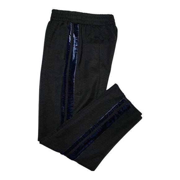 Scotch & Soda womens Tailored Pants Velvet Side Tapes size S Black - Picture 5 of 12